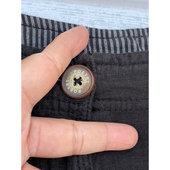 POETRY LINEN SHORTS SIZE 10 - Picture 5 of 12